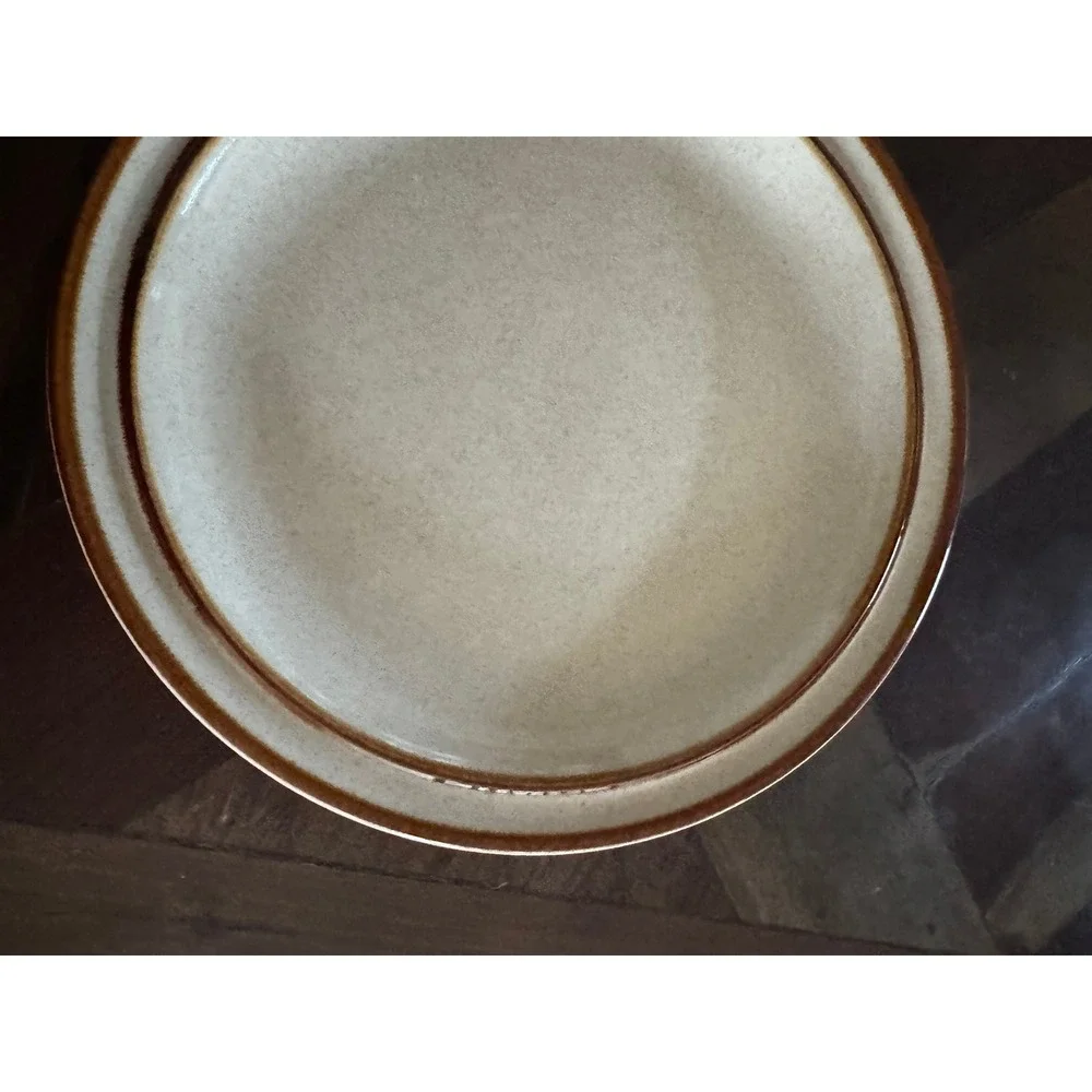 Sunmarc Suncraft Brandy SM-6004 Stoneware Round Serving Platter Japan Brown 12